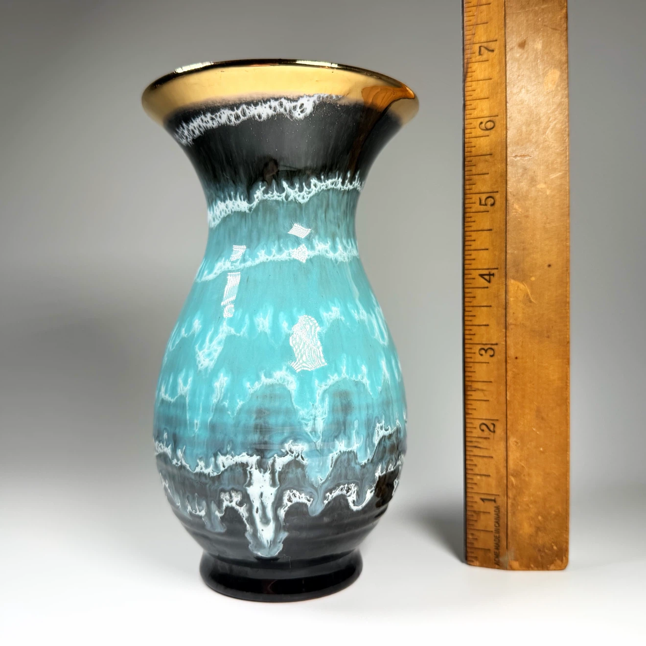 Vintage West German Pottery Vase - photo 4