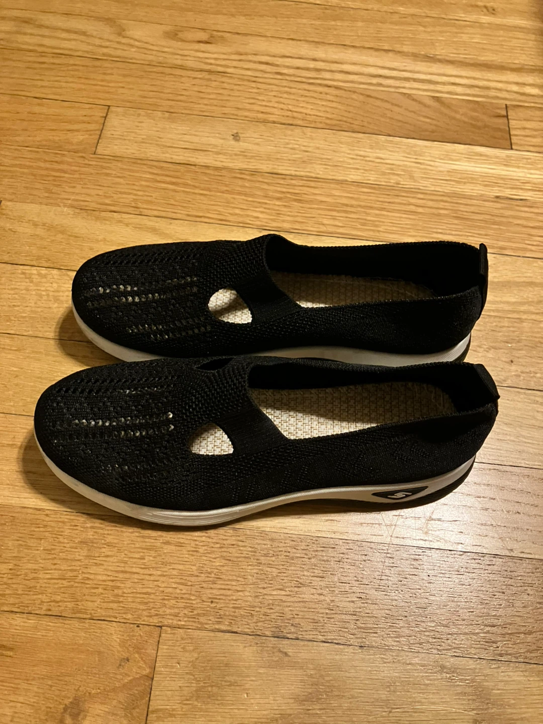 Black Slip-On Sneakers Size 41