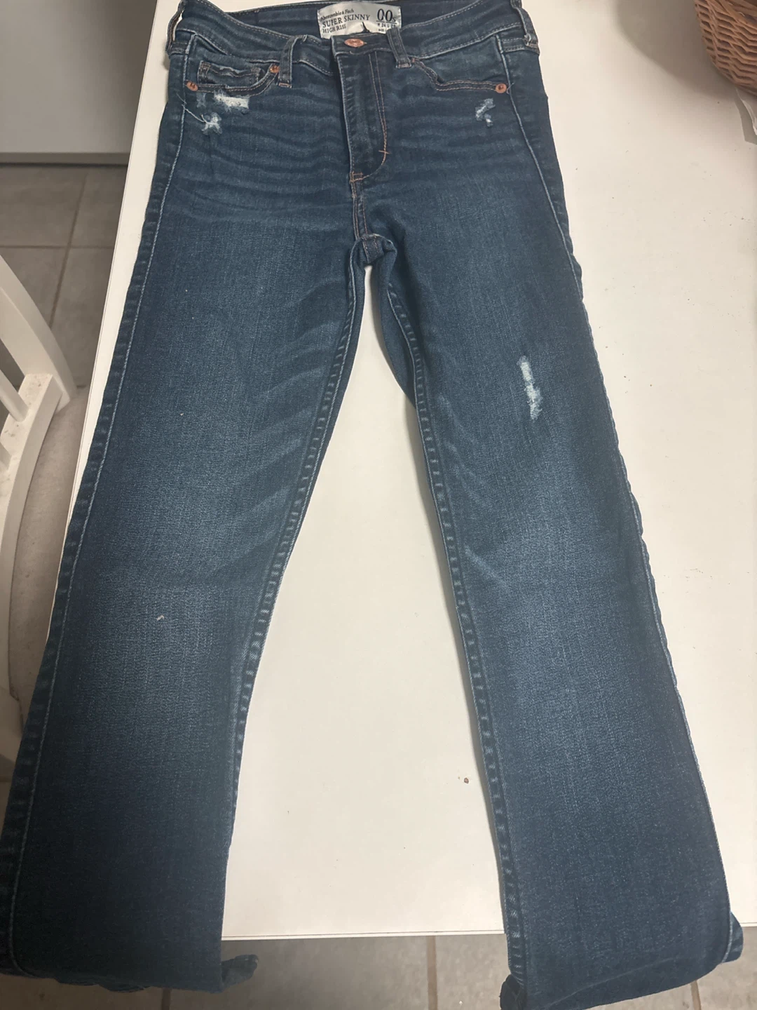 Abercrombie & Fitch Super Skinny High Rise Jeans