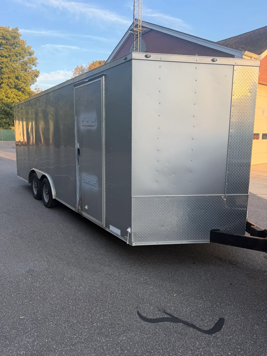 20 foot v-nose dovetail trailer - photo 3