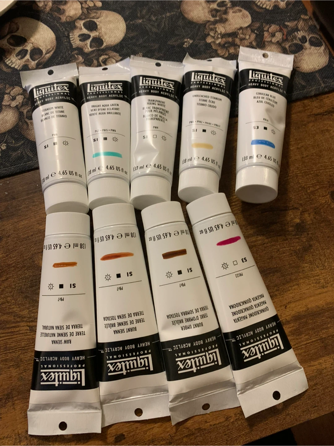 Liquitex® Heavy Body Artist Acrylic Paint 4.65oz lot of 9