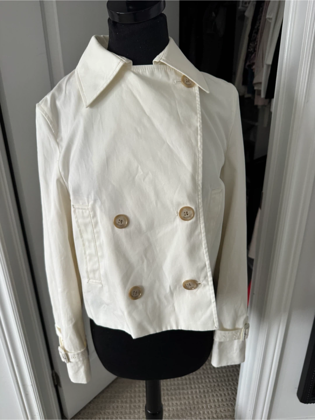 Aritzia Esquire Light Birch Jacket trench nwt