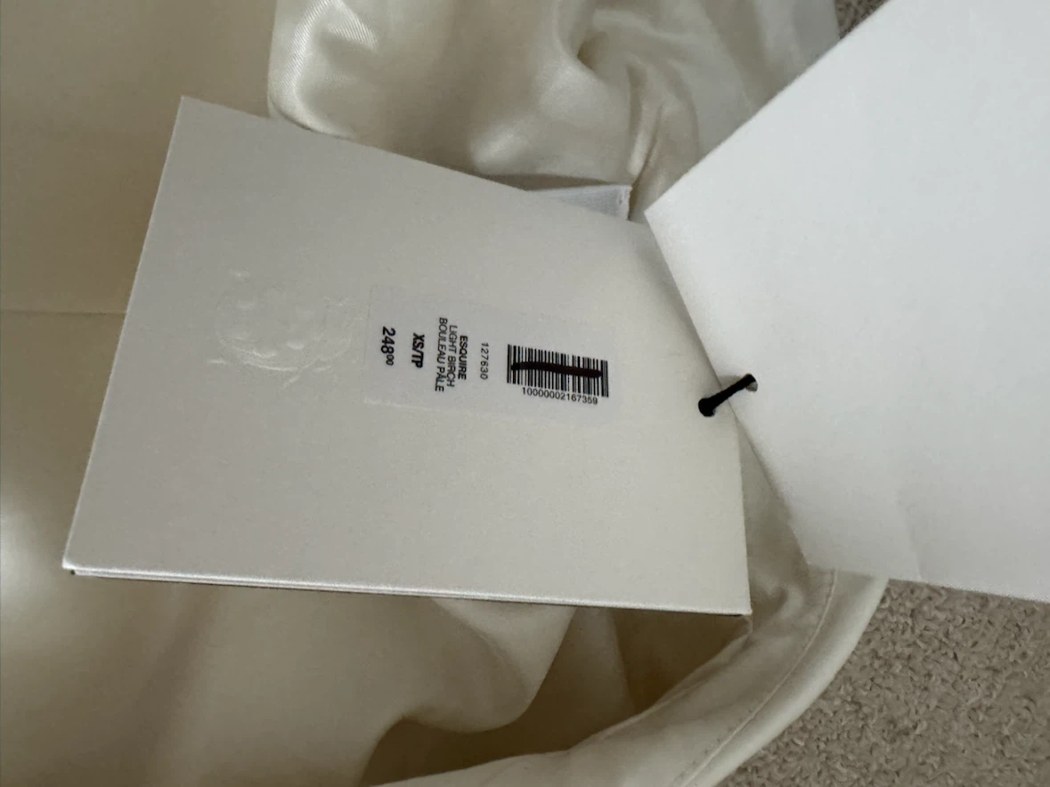 Aritzia Esquire Light Birch Jacket trench nwt - photo 4