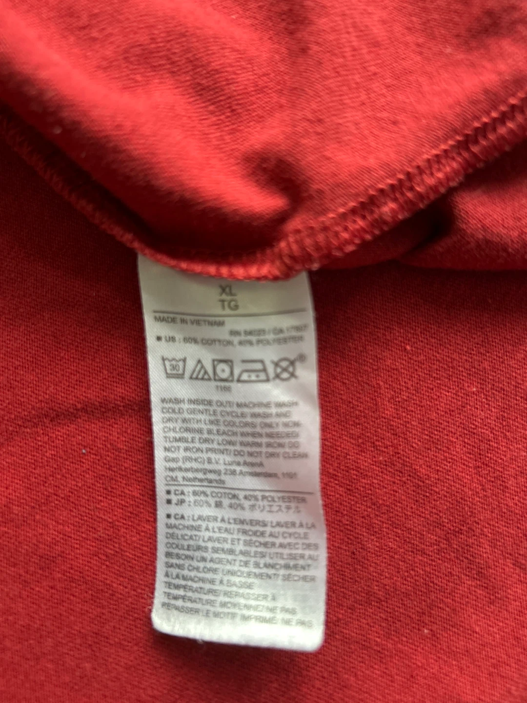 Banana Republic Premium Wash T-Shirt Red - photo 2
