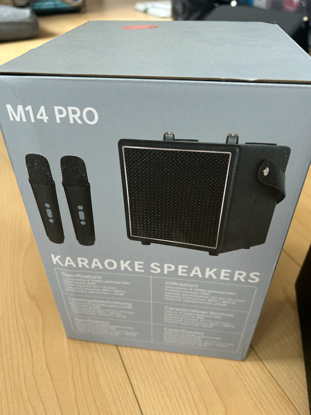 [99% NEW] M14 Pro Karaoke Speaker with Two Microphones - photo 5