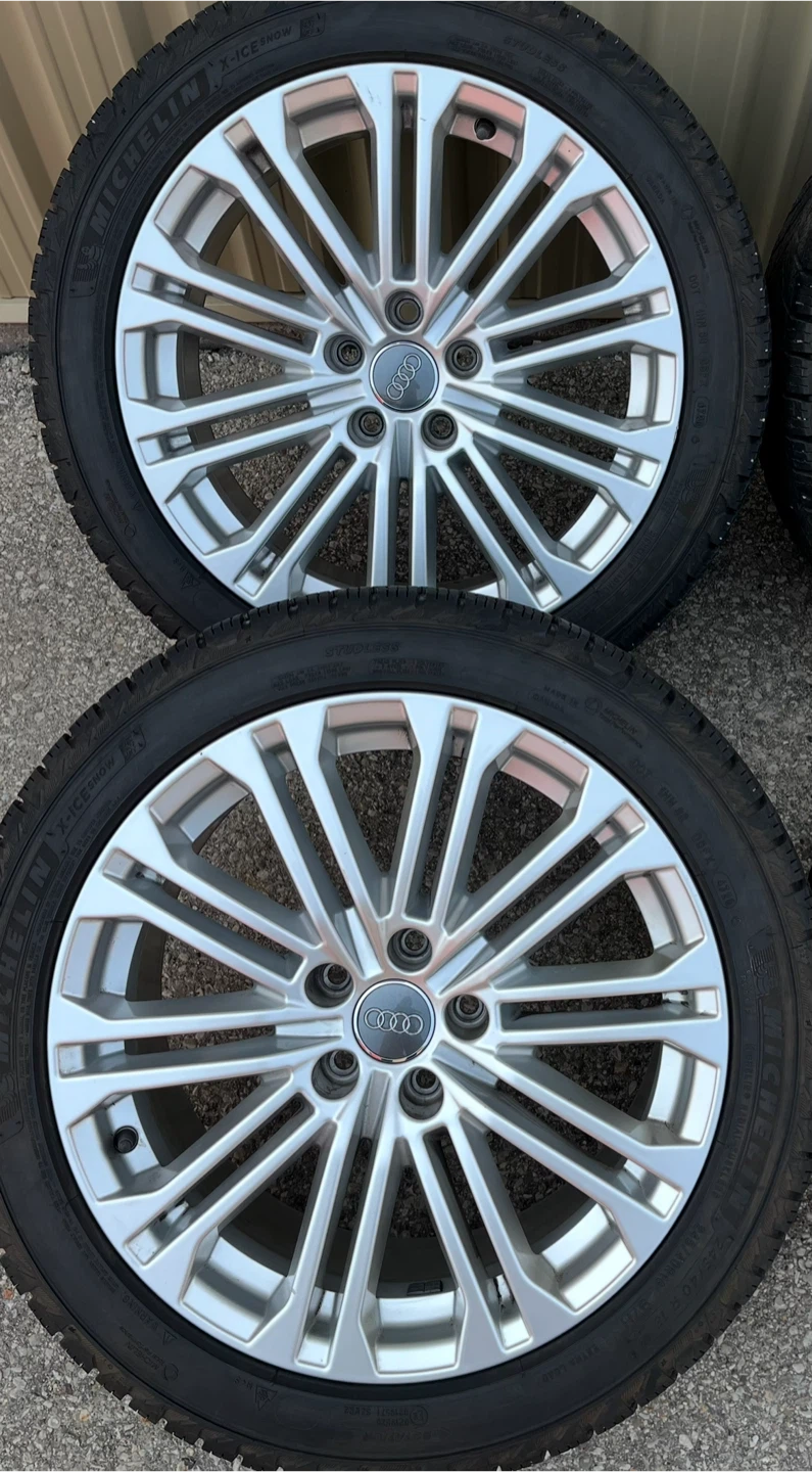 4 x 245/40/18 MICHLINE WINTER TIRES AND AUDI RIMS $1650 - photo 3