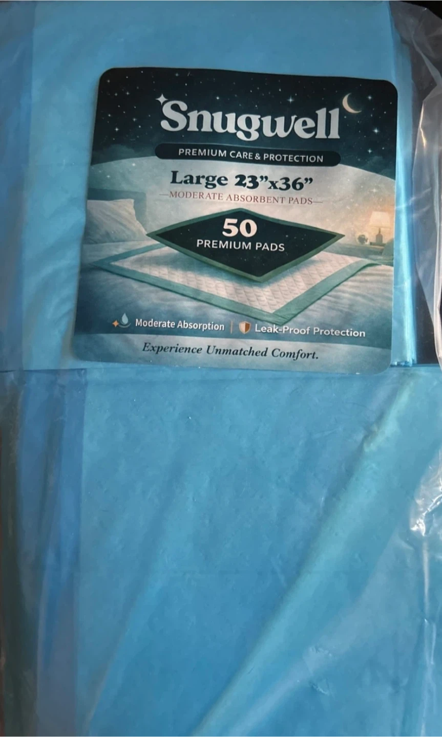 Snugwell Large Absorbent Pads 50 Count