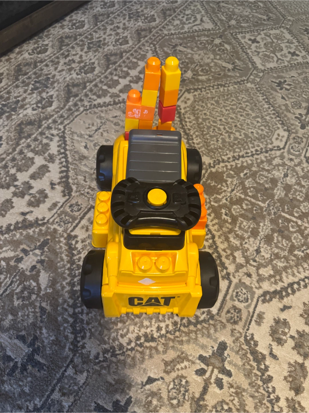 Mega Bloks CAT Ride-On Construction Truck