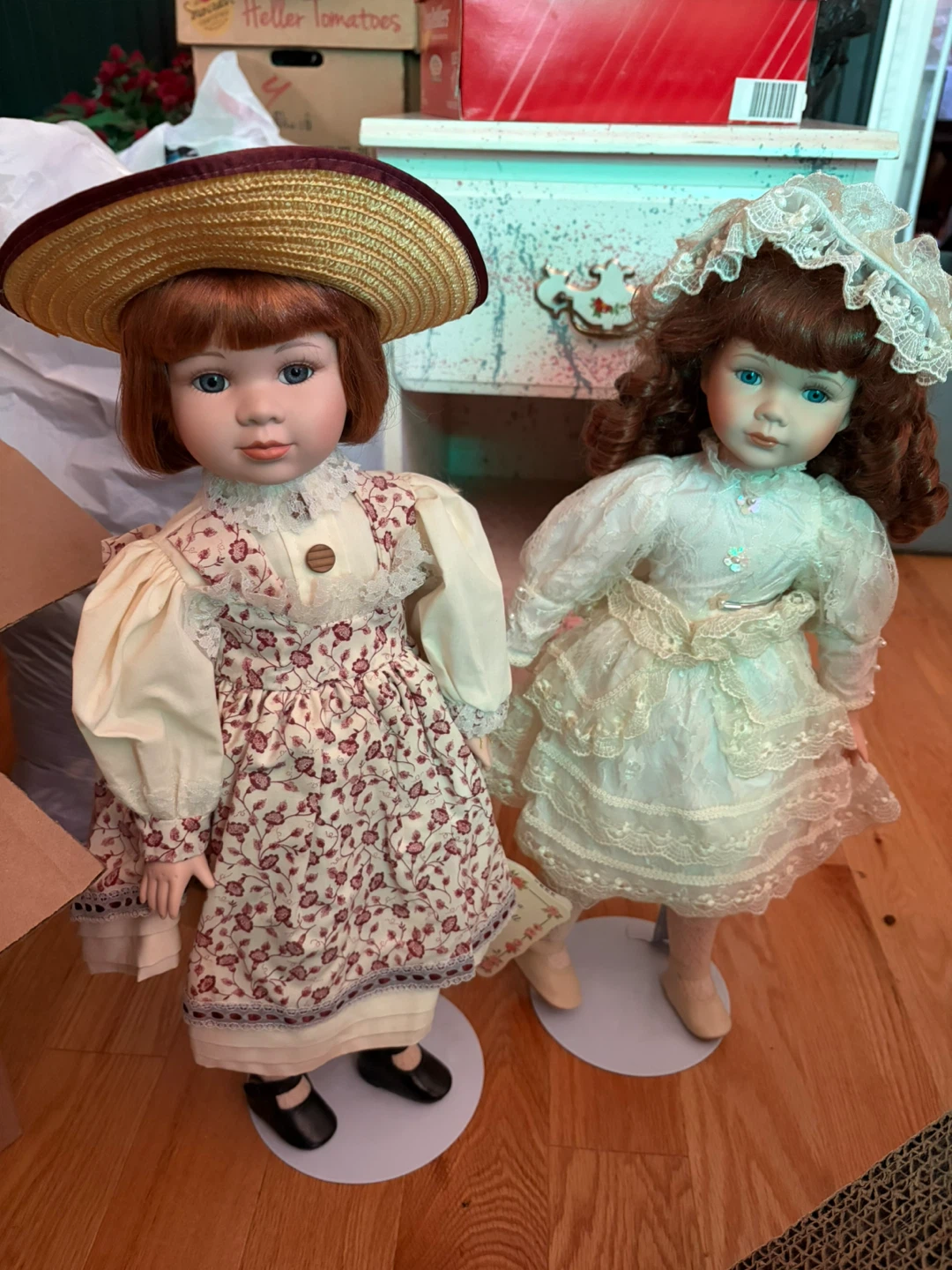 Collection of Decorative Porcelain Dolls