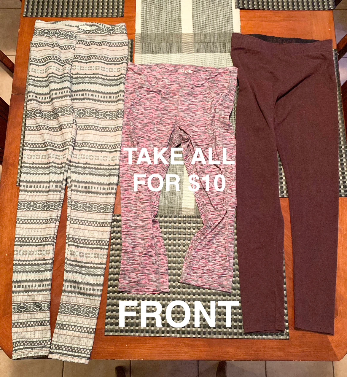 ALL 3 Leggings / Tights / Yoga Pants for $10 - small
