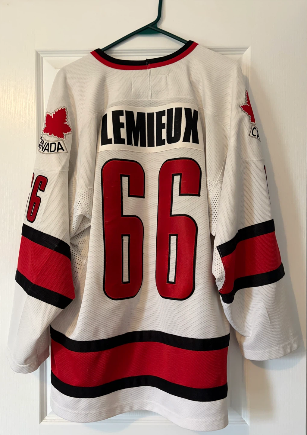 2002 Nike Mario Lemieux Team Canada Olympic Hockey Jersey - photo 3