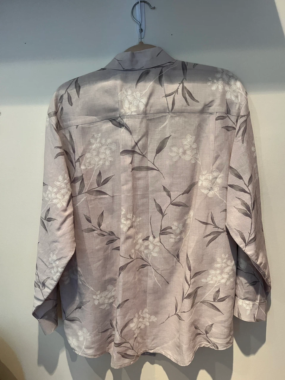 Style & Co. Floral Linen Blend Shirt Size 16 - photo 3