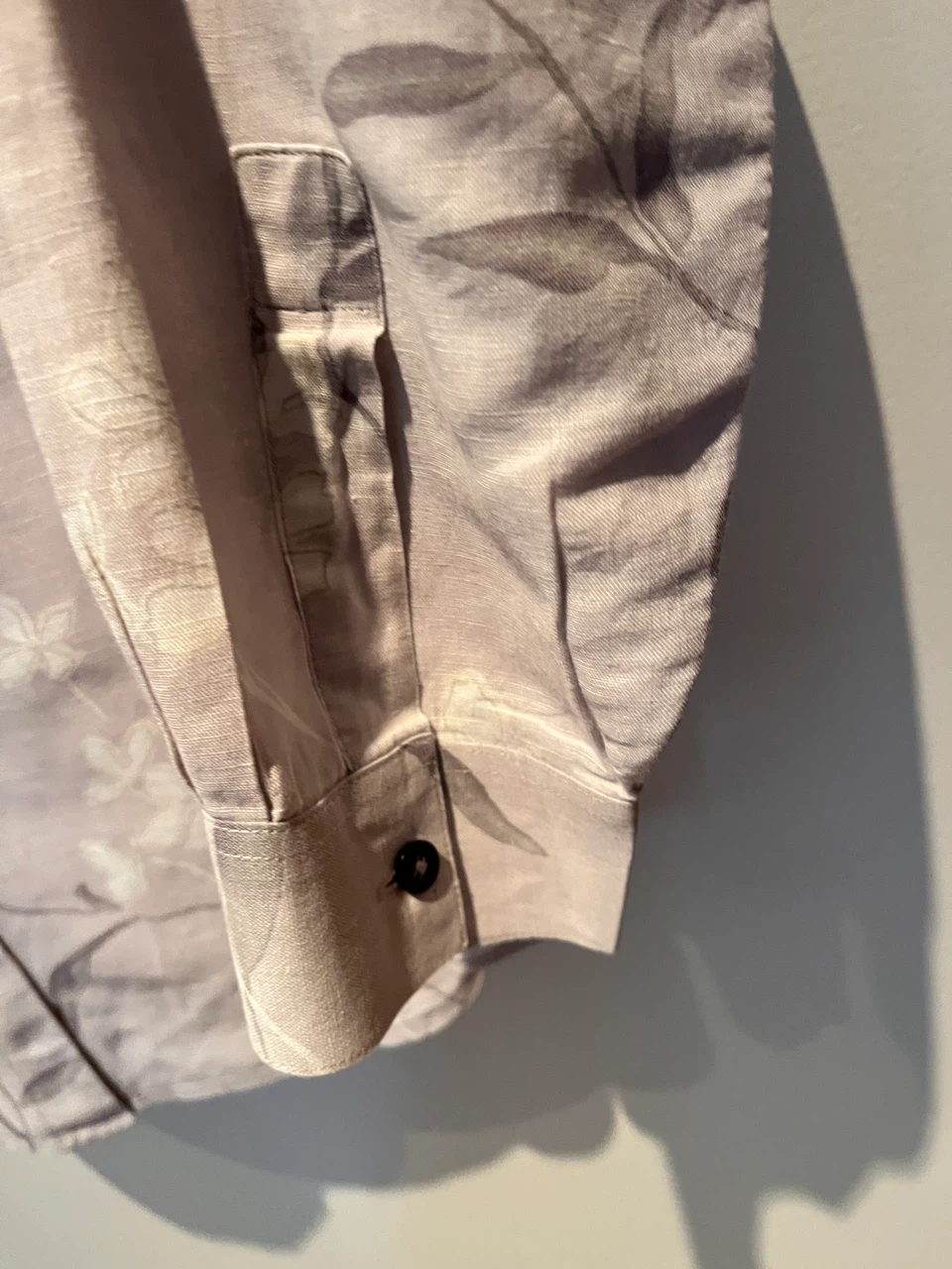 Style & Co. Floral Linen Blend Shirt Size 16 - photo 5