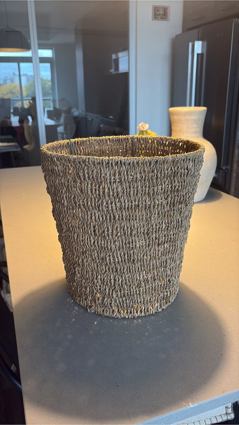 Woven Storage Basket and Bin