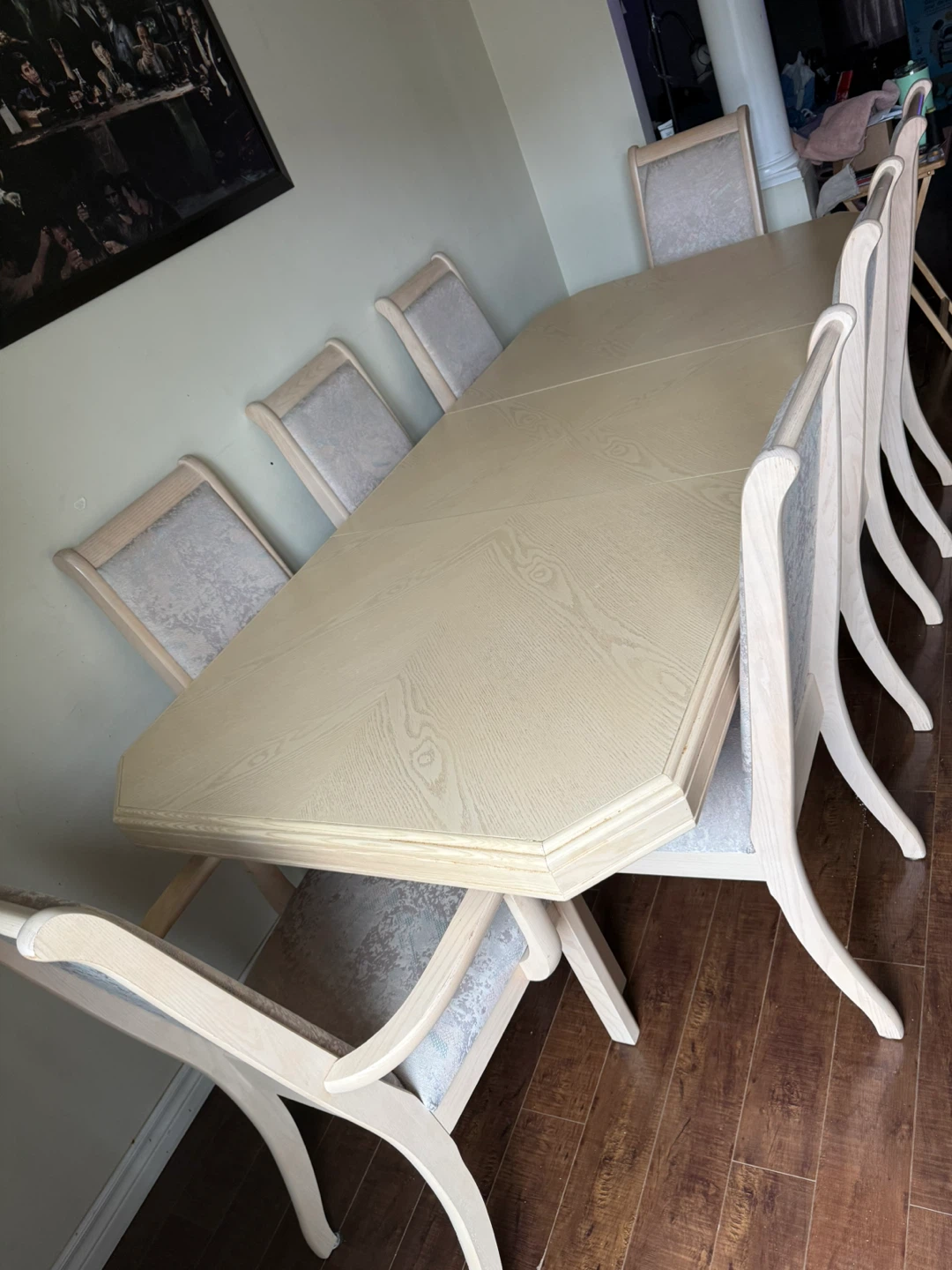 Dining Room Table and 8 Chairs