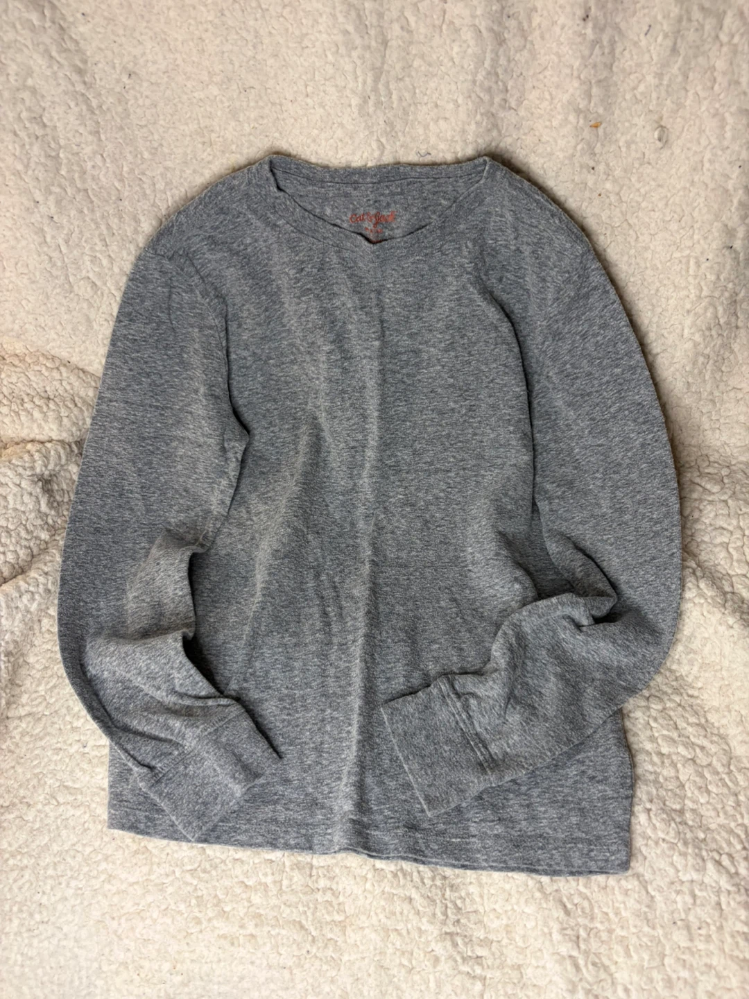 Cat & Jack Gray Long Sleeve Shirt