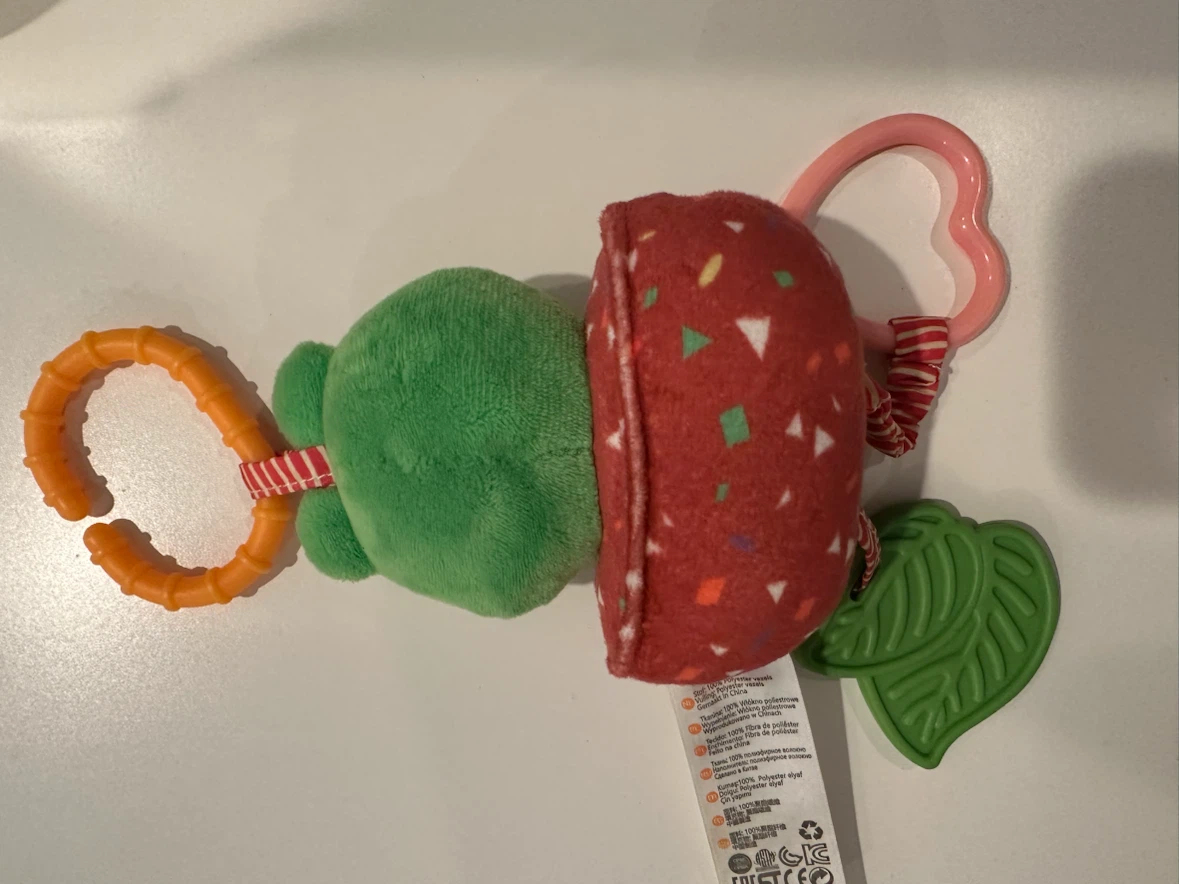 Tamariki Frog Plush Teether Toy - photo 2