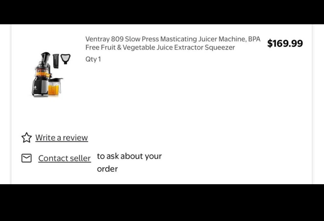 Ventray 809 Slow Press Masticating Juicer - photo 3