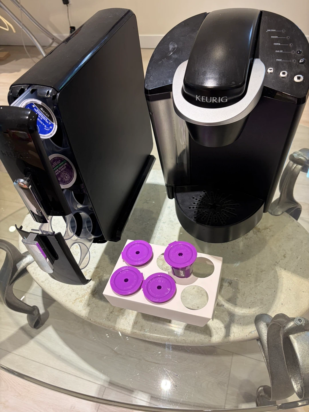 Keurig Coffee Machine with Storage and Pods - photo 2