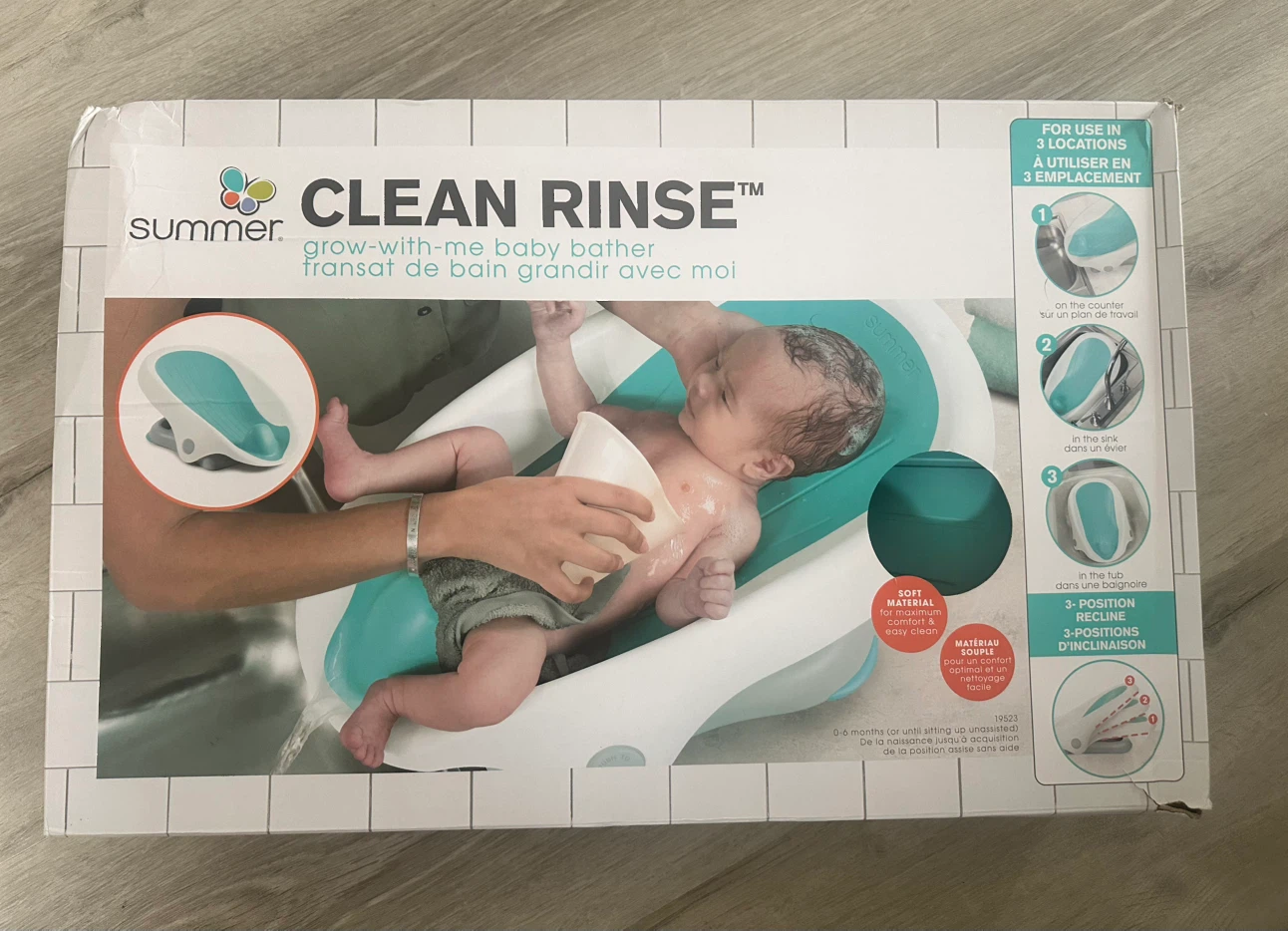 Brand New Summer Clean Rinse Baby Bather