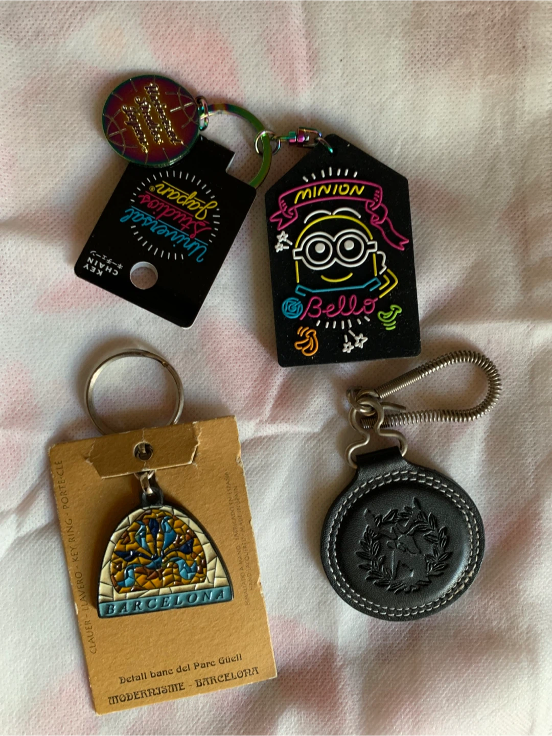 Set of 3 Souvenir Keychains