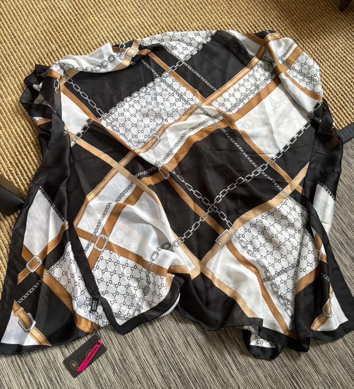 Alisbengal Chain Print Scarf