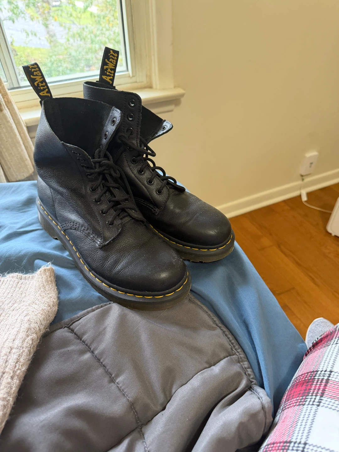 Dr. Martens Black Leather Boots