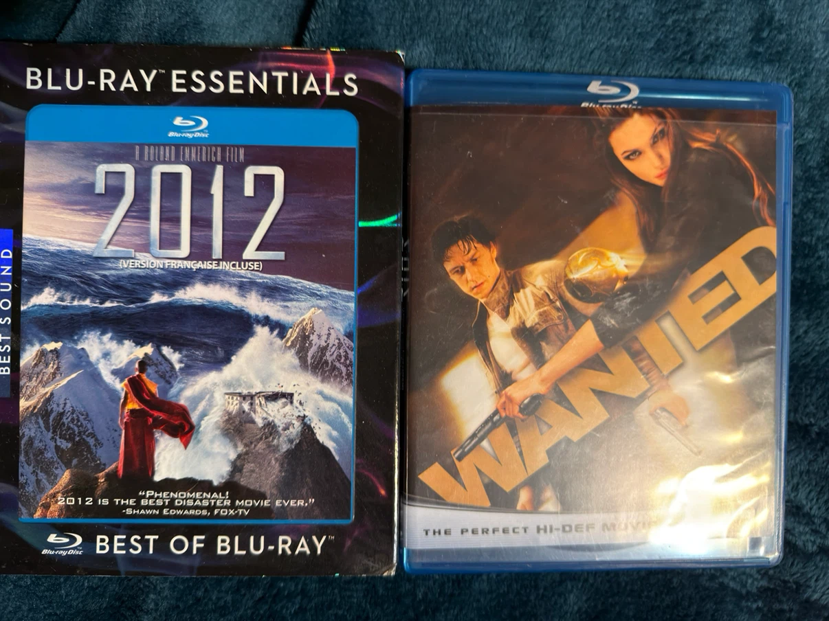 2012 and Wanted Blu-ray Movie Bundle - photo 5