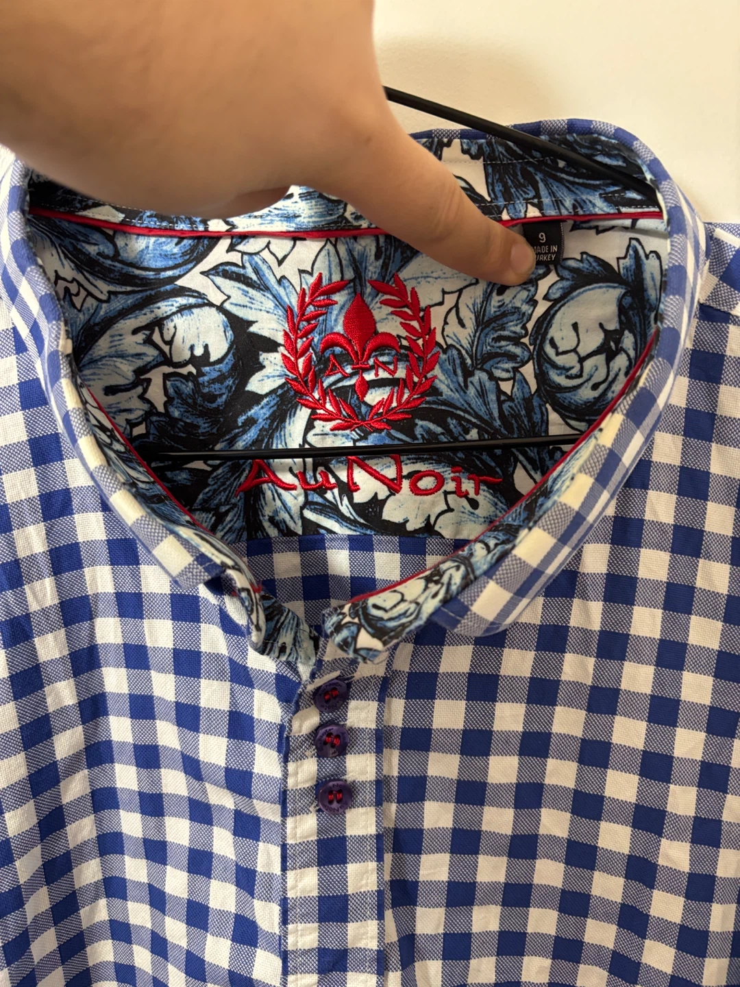 Au Noir Short Sleeve Button-Up Shirt - photo 2