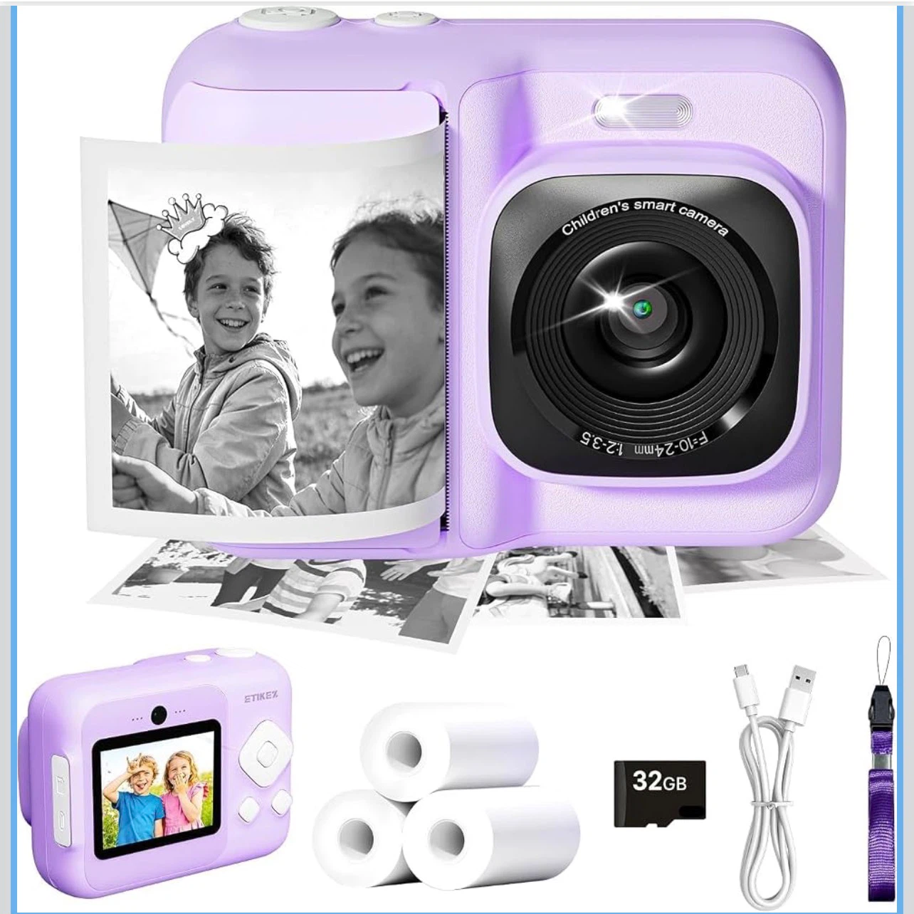 Kids Instant Print Camera