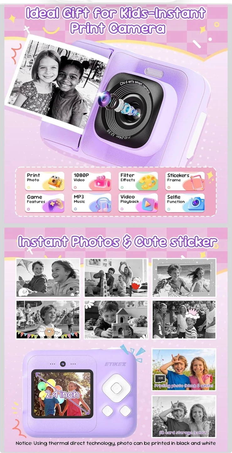Kids Instant Print Camera - photo 2