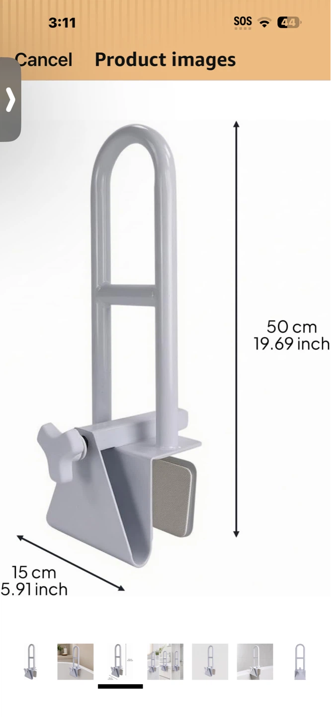 Bathtub Safety Grab Bar - photo 3