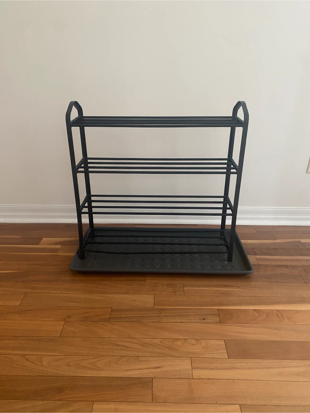 4-Tier Shoe Rack + Shoe Mat/Tray