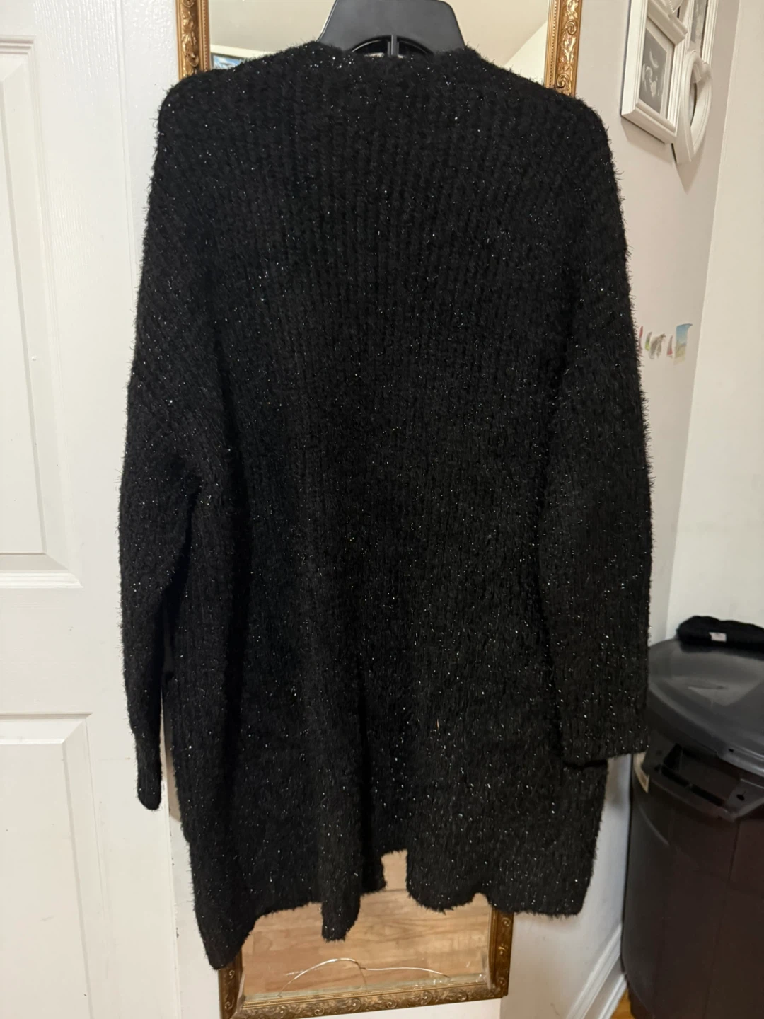 Lou & Grey for LOFT Black Shimmer Cardigan - photo 4