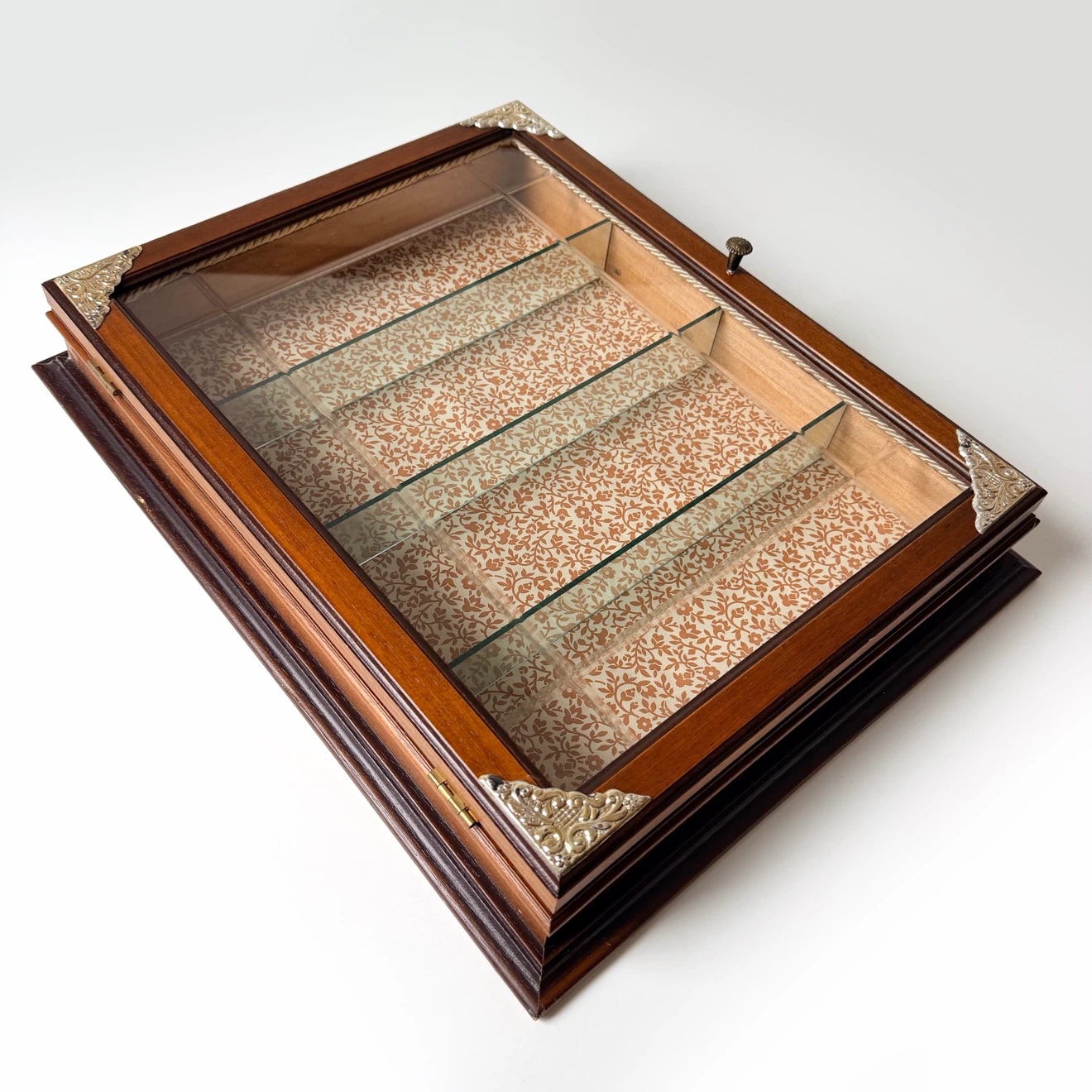 Wall-Hanging Wooden Display Case - photo 2