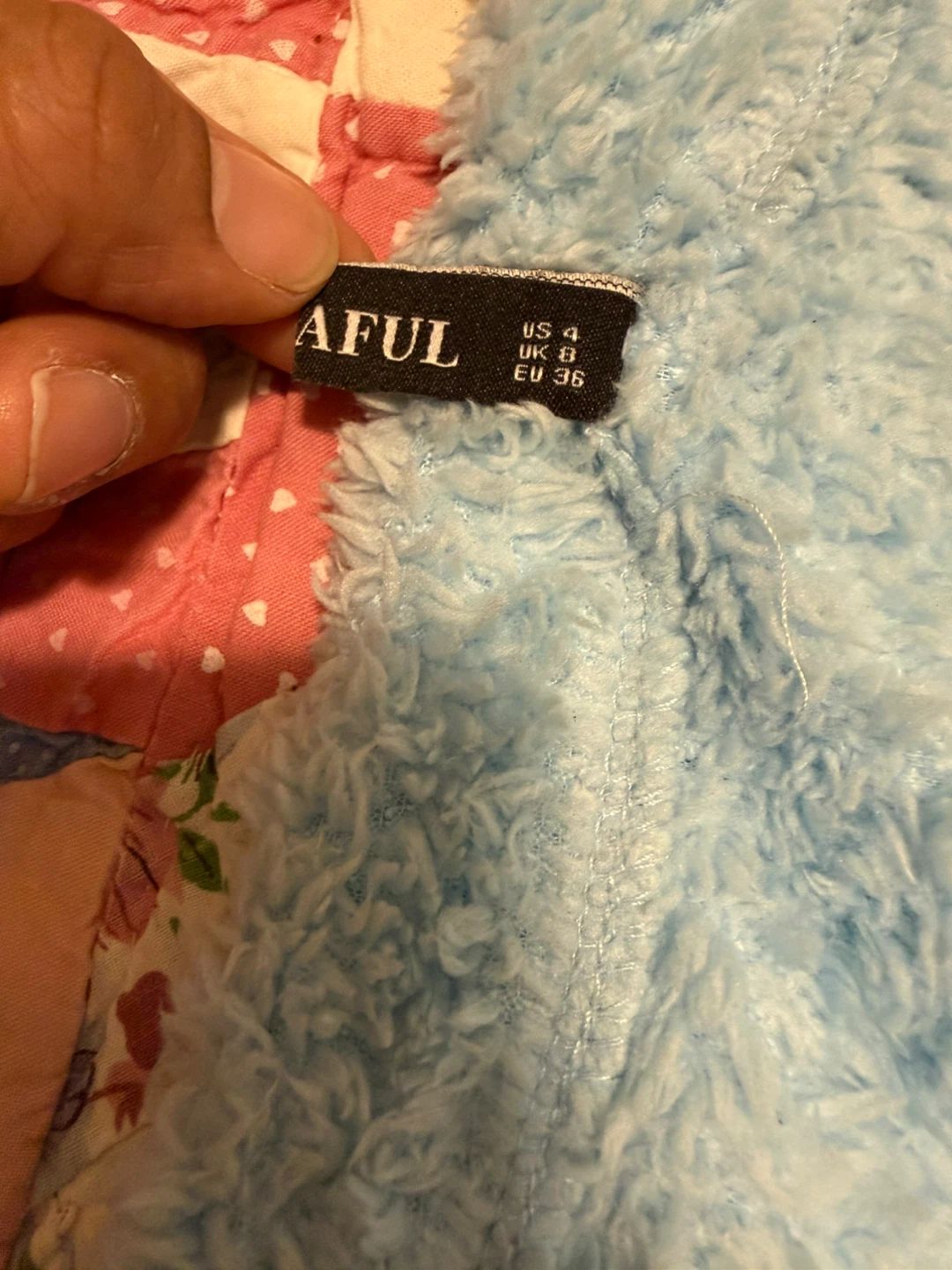 ZAFUL Fuzzy Blue Lounge Set - photo 3