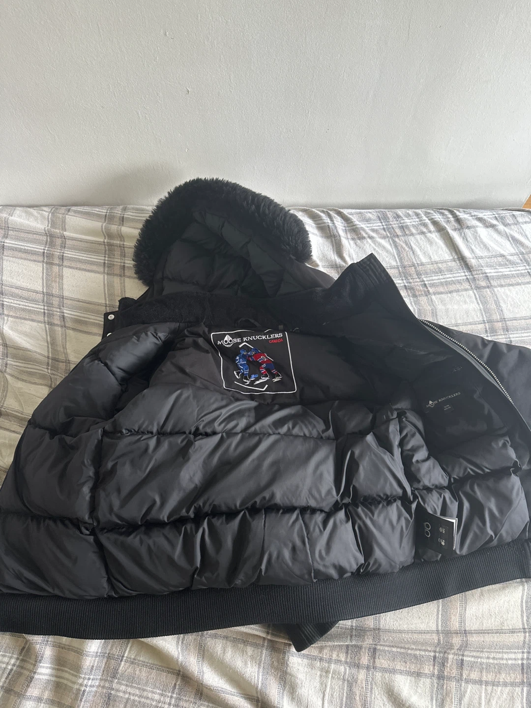 Moose Knuckles Bomber Jacket Black