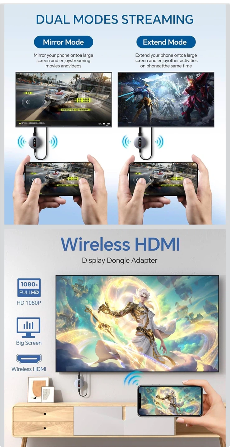 Wireless HDMI Display Dongle Adapter - photo 4