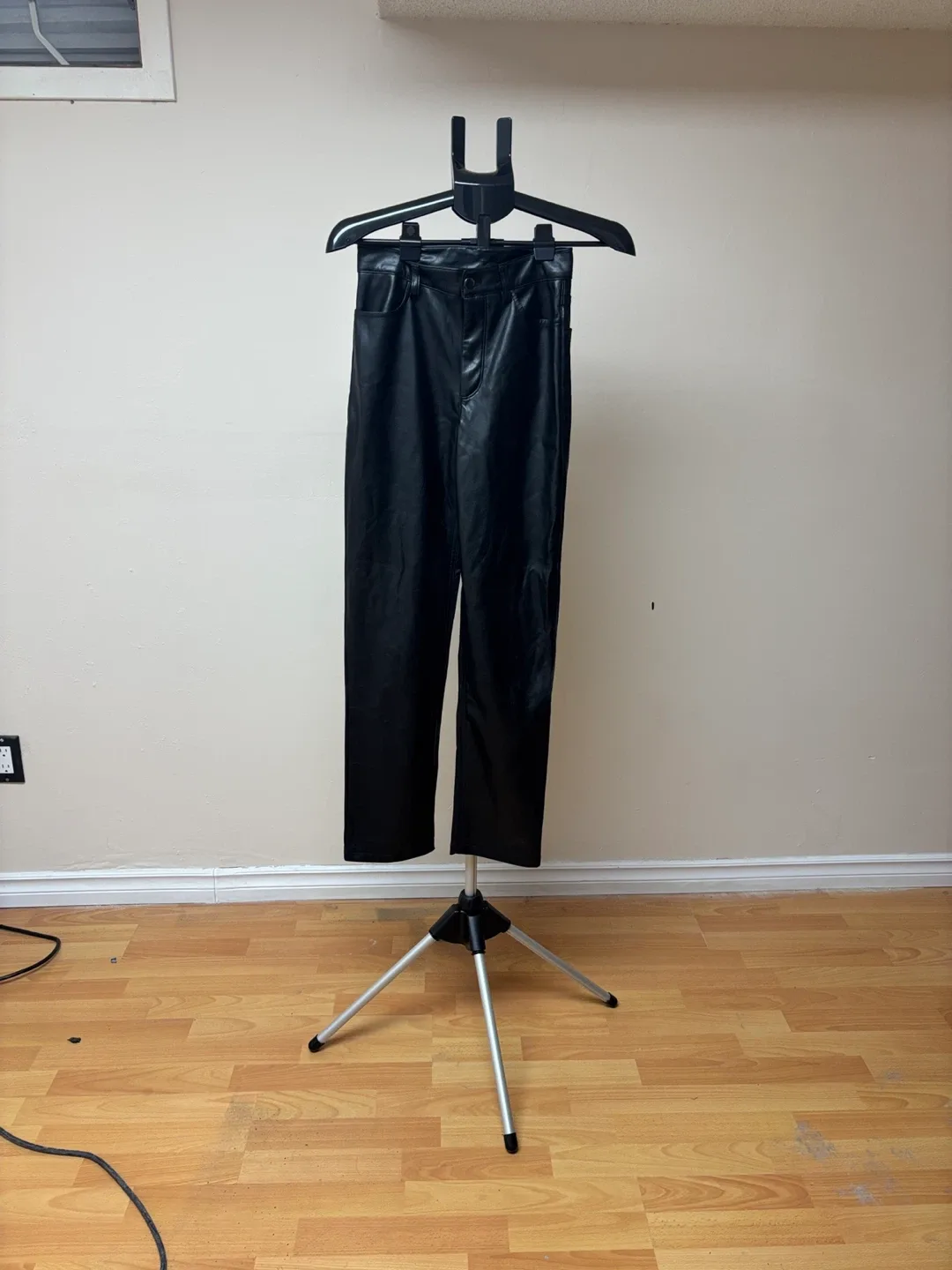 Dynamite Black Faux Leather Pants