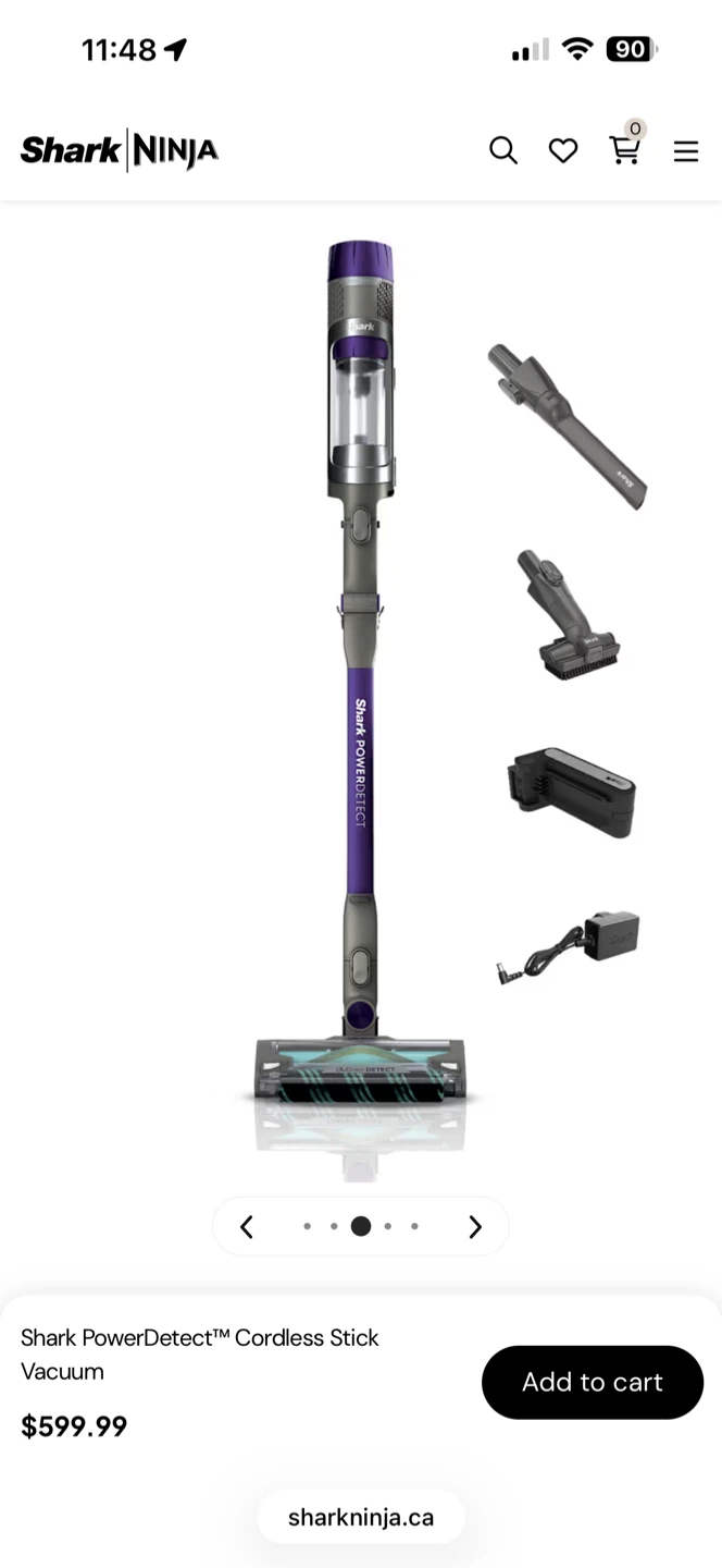 NEW Shark PowerDetect Cordless Stick Vacuum IP1251C - photo 3
