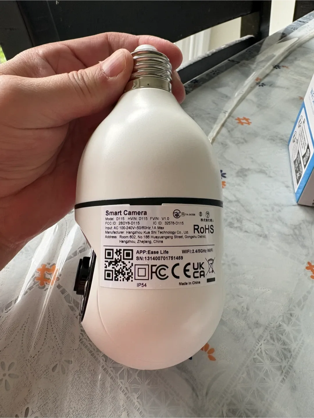 WiFi Smart Light Bulb Camera 1080P - photo 5