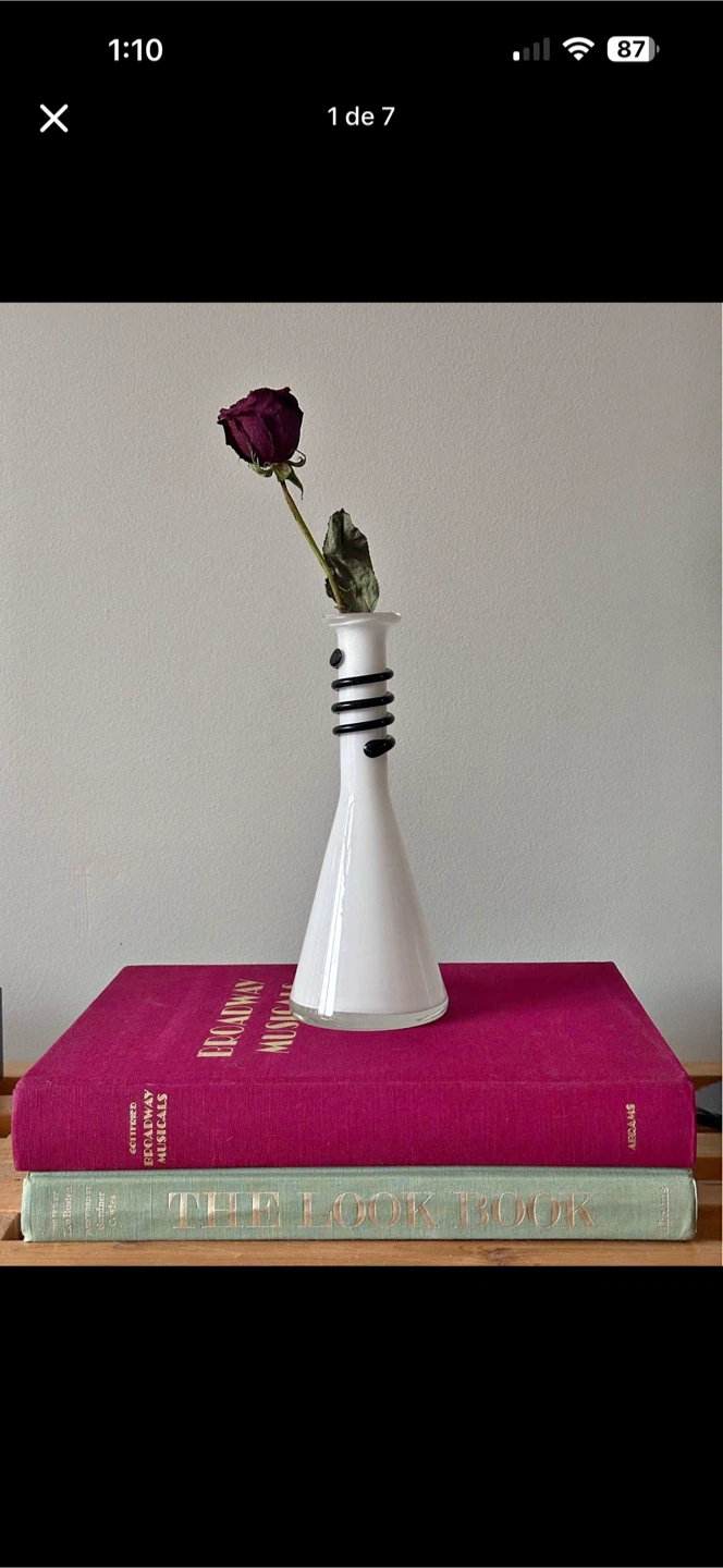 Vintage Polish Art Glass Vase by Jerzy Słuczan-Orkusz – 1980s