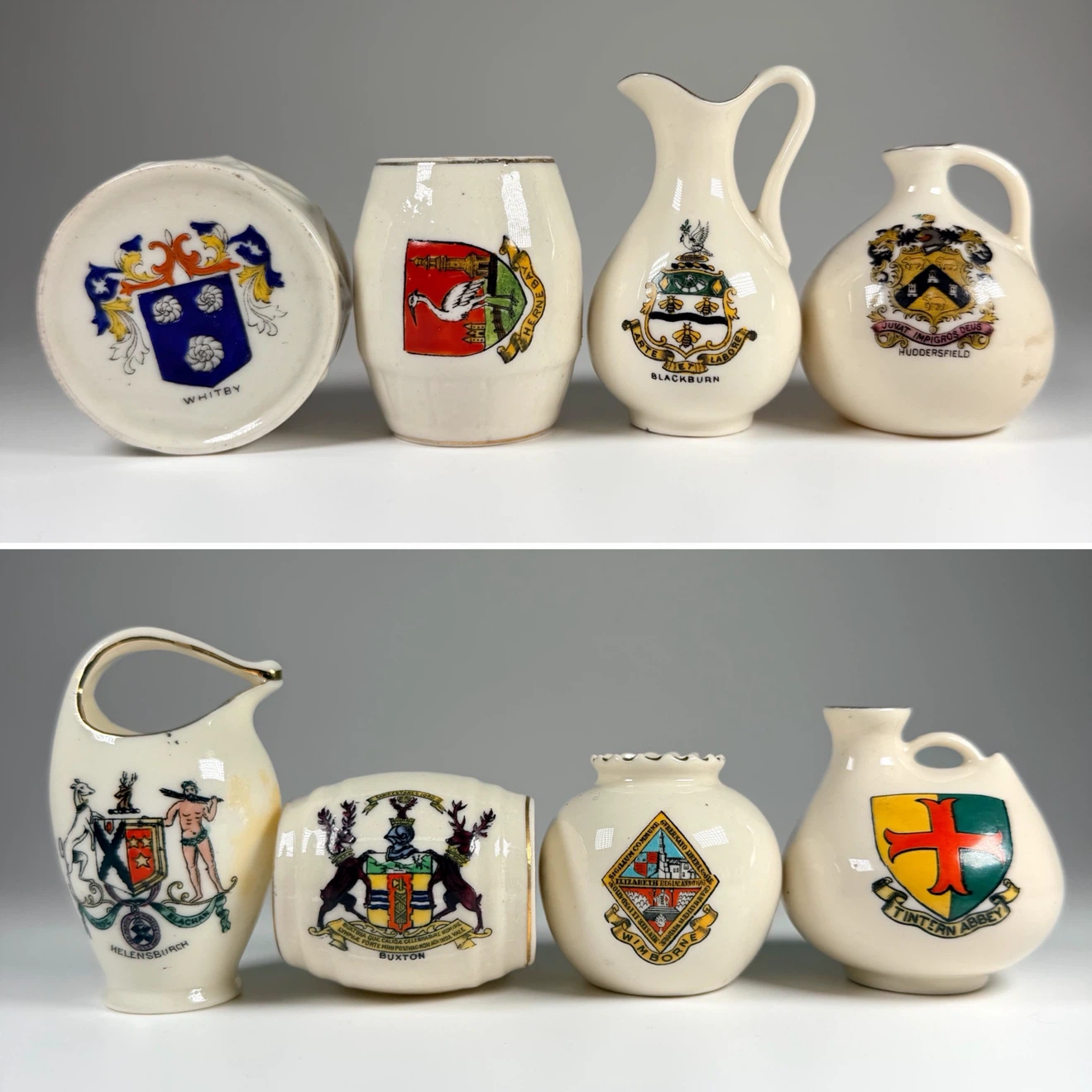 Vintage 56-Piece Crested China Collection - photo 3