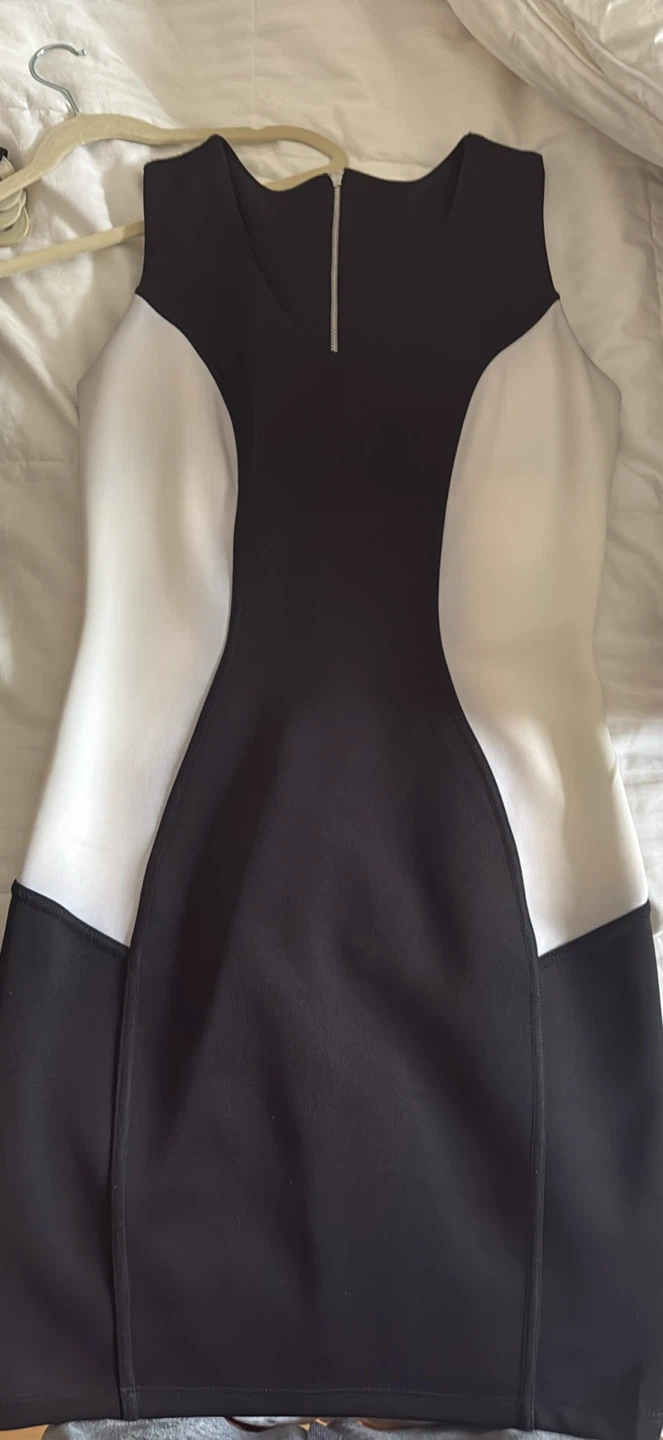 Black and White Dress