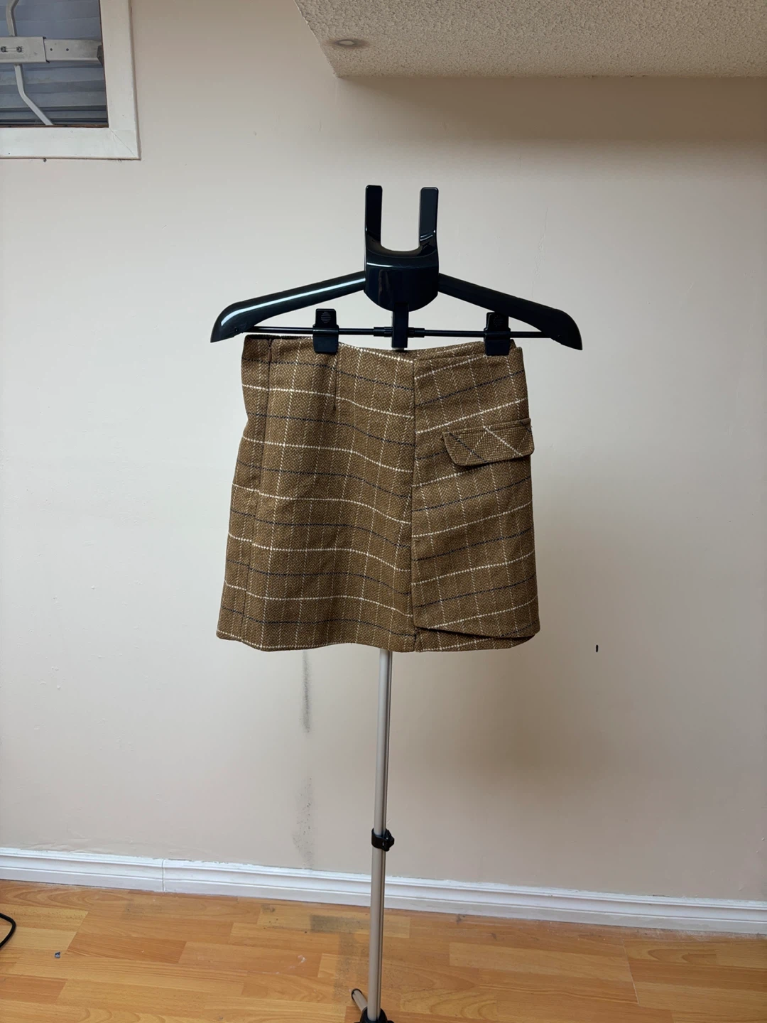 Brown Plaid Mini Skirt - photo 2