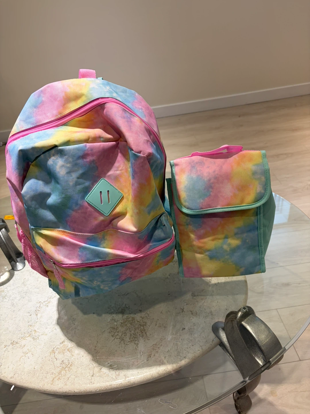 Tie-Dye Backpack and Lunch Bag Set