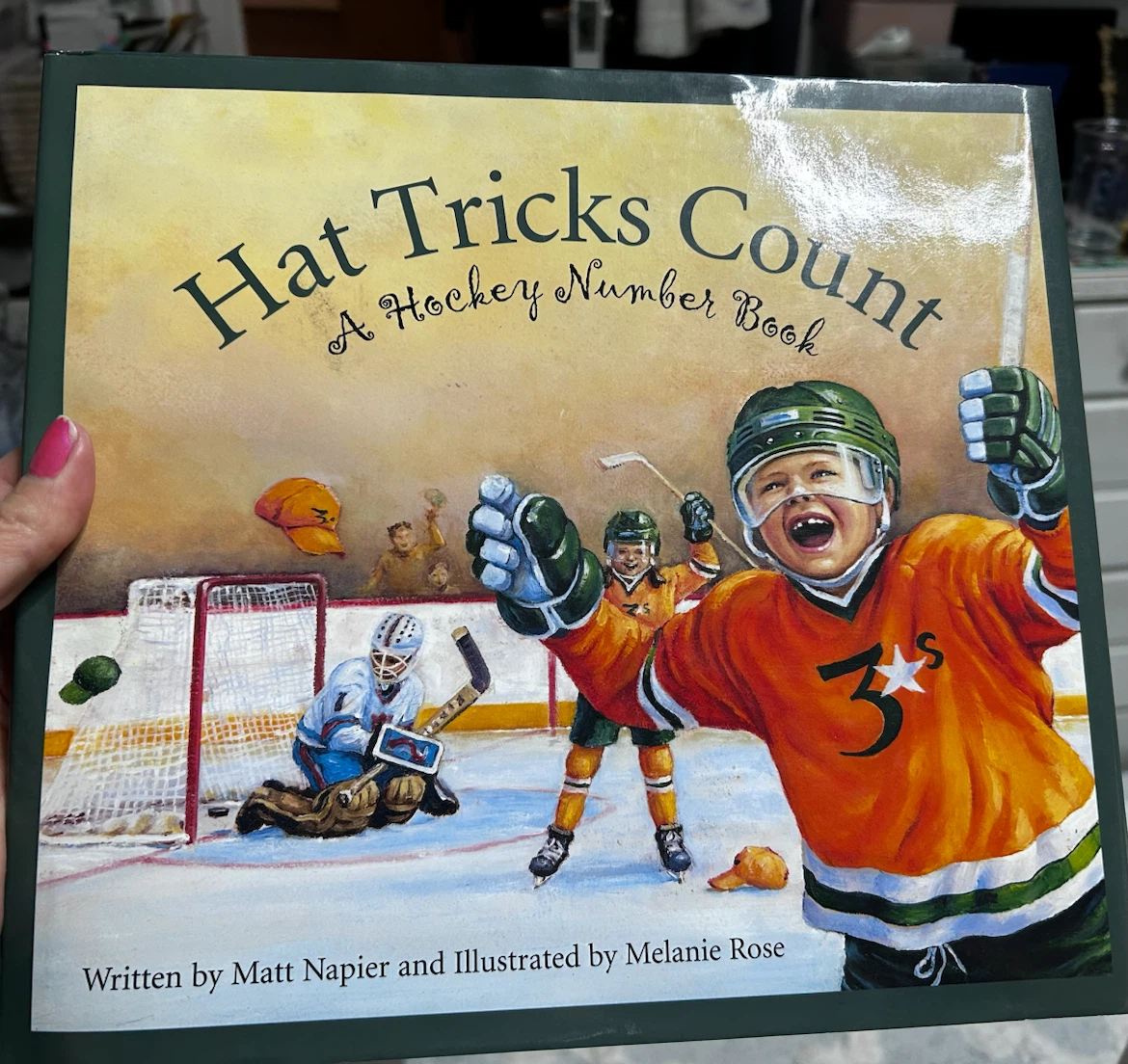 Hat Tricks Count: A Hockey Number Book by Matt Napier