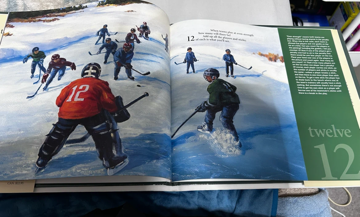 Hat Tricks Count: A Hockey Number Book by Matt Napier - photo 2