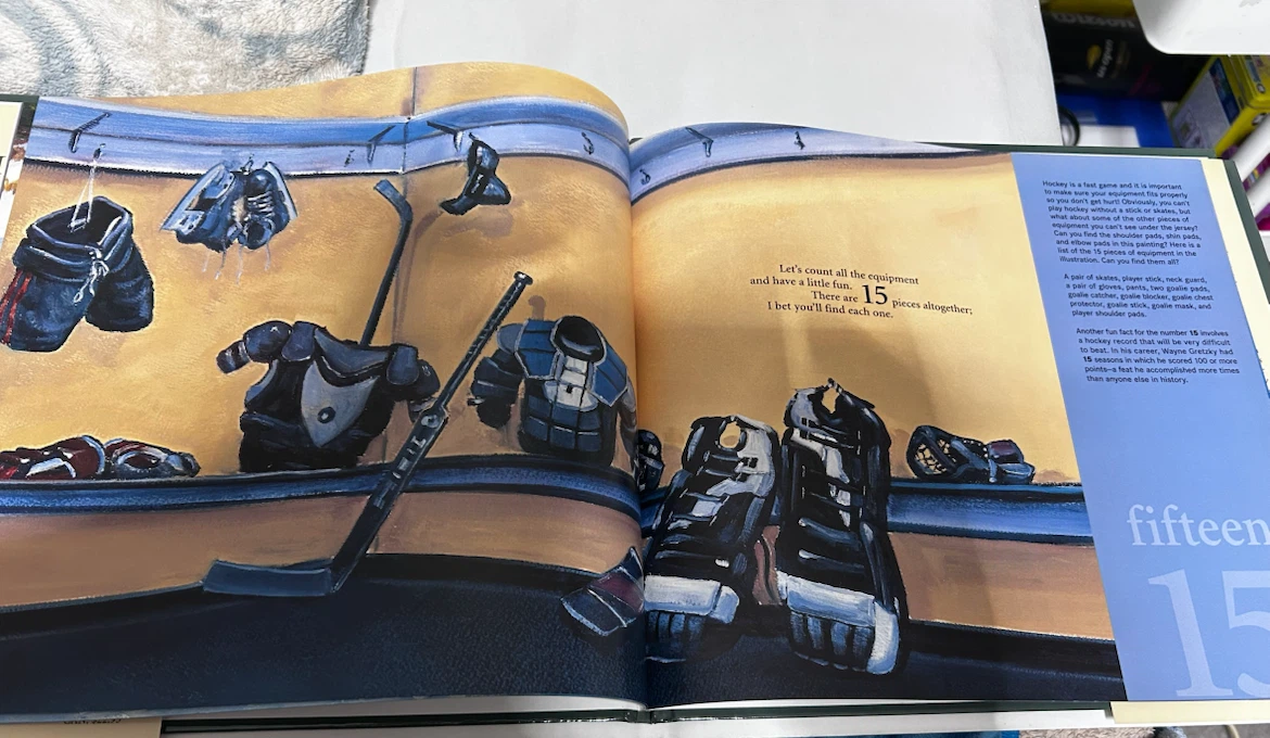 Hat Tricks Count: A Hockey Number Book by Matt Napier - photo 3