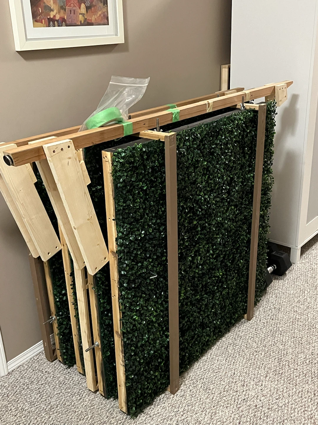 Faux plant wall - photo 3